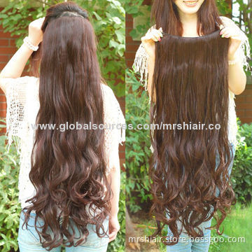 24-inch 120g curly clip in hair extensions hair for full head